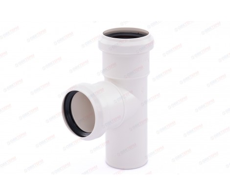 Тройник канализационный 50/50/87° ПП Sinikon Comfort 