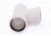 Тройник канализационный 50/50/87° ПП Sinikon Comfort 