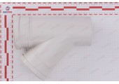 Тройник канализационный 110/110/45° ПП Sinikon Comfort 