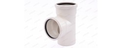 Тройник канализационный 110/110/87° ПП Sinikon Comfort 