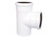 Тройник канализационный 110/110/87° ПП Sinikon Comfort 