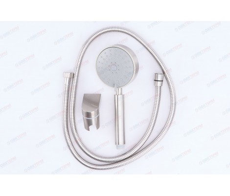 MIXXUS  SHOWER SET-07 (шланг, лейка, кронштейн) из нерж.стали