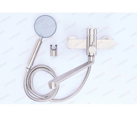 Смеситель для ванны Ava 006 длинный из нержавеющей стали SUS304 Ø40 Euro Mixxus Смеситель для ванны Ava 006 длинный из нержавеющей стали SUS304 Ø40 Euro Mixxus