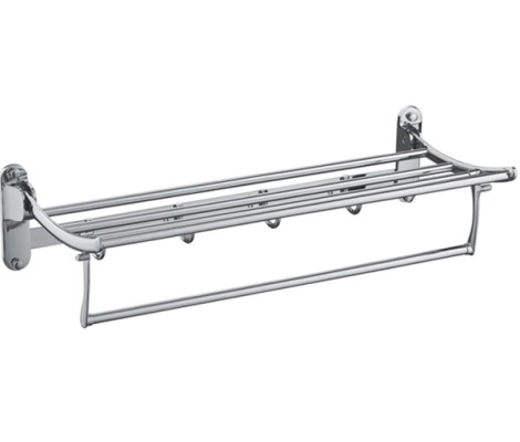 Полка откидная с крючками LR809 60 см Zerix