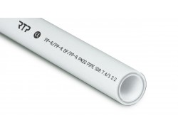 Труба 110х15,1 PN20 армированная стекловолокном белая RTP