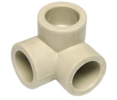 Тройник 2-плоскостной 20 серый Pro Aqua