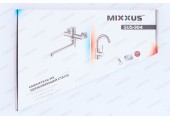 Смеситель для кухни SUS 011 из нержавеющей стали SUS304 черный Mixxus