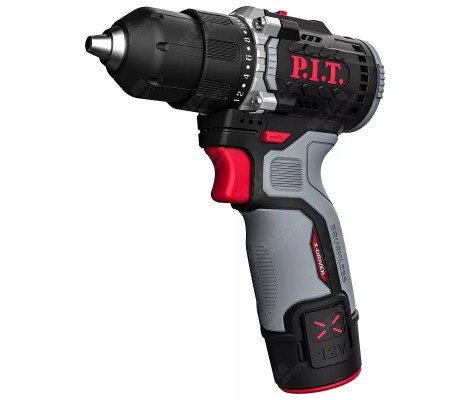 Дрель-шуруповерт аккум. Б/Щ 12V P.I.T. X-DRIVER PBM12К-10В/2 OnePower (2АКБ, ЗУ)