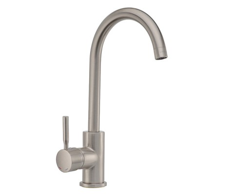 Смеситель для кухни Hans 011 нержавеющая сталь Mixxus Premium