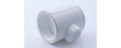 Тройник 50*25*50 белый Valfex