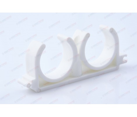 Крепление двойное 32 белое Valfex