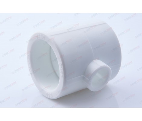 Тройник 50*20*50 белый Valfex