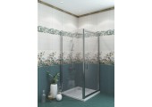 Душевое ограждение JY109 квадратное, без поддона, прозрачное стекло Грандфаянс