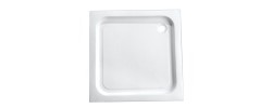 Поддон ABS02 акриловый квадратный с сифоном Грандфаянс