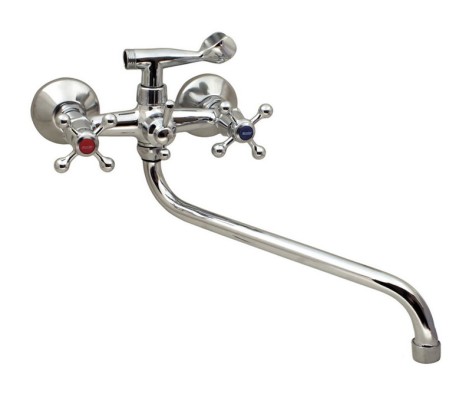 Смеситель для ванны 143 длинный керамическая кран-букса Master Смеситель для ванны 143 длинный керамическая кран-букса Master