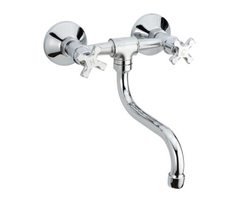 Смеситель д/кухни со стены буксовый AKSA BAZ-12-14  (10 шт/ящ) 