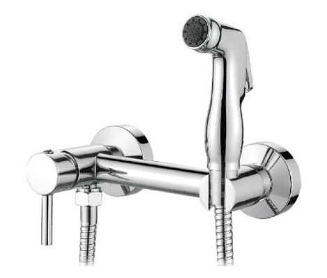 Смеситель с гигиеническим душем LR5398-6 Ø35 BIDET-006 настенный ZERIX Смеситель с гигиеническим душем LR5398-6 Ø35 BIDET-006 настенный ZERIX