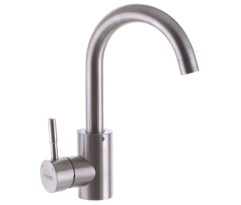 Смеситель для умывальника SUS-001(N) нержавеющая сталь без подводки CHAMPION