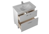 Тумба из ДСП и МДФ Ирида т8-80 под умывальник Стрим Briz