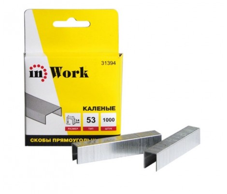 Скобы прямоугольные каленые 10мм ТИП 53