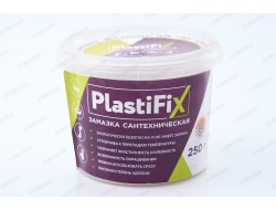 Замазка сантехническая PlastiFix, банка 250 гр.