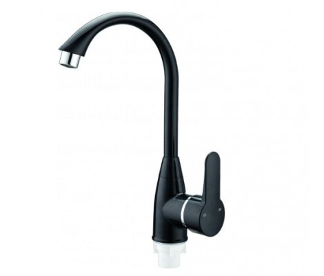 Смеситель д/кухни BELMIX P0401-BLACK (гайка, Ø35, без подводки) Смеситель д/кухни BELMIX P0401-BLACK (гайка, Ø35, без подводки)