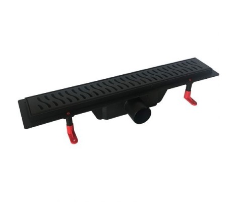 Трап-лоток 80 см черный цвет вороненая сталь BAD478002GY TIM