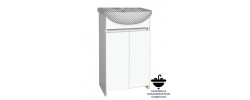 Тумба напольная  50 Лайт белая Flamenco