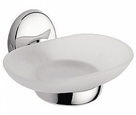 Мыльница настенная LR3302 стекло Zerix