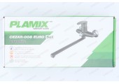 Смеситель д/ванны PLAMIX CEZAR-006 EURO SET Graphite, (с шлангом, лейкой и кронштейном) (20 шт/ящ)
