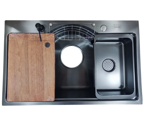 Мойка Black 780*480*220мм SET-5 Franco