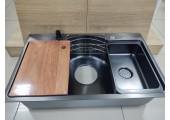 Мойка Black 780*480*220мм SET-5 Franco