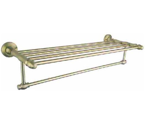 Полотенцедержатель c полкой 60см LR1324С бронза Zerix