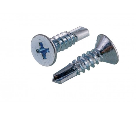 Саморез по металлу со сверлом потай ЦБ 3.9х22, (уп. 50шт.) Металвис