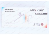 Смеситель для кухни DAX-005 настенный нержавеющая сталь Mixxus
