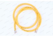 Шланг ЖЕЛТЫЙ газовый   1/2 ГШ  200 см              ЮФОКС      (50)