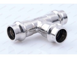 Тройник пресс 15х15х15 из нержавеющей стали ZTI.531.151515 TIM