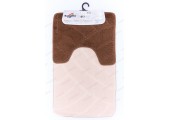 Комплект ковриков для ванны Classic из 2 шт 50х80/50х40см 11мм темно-коричневый Banyolin Комплект ковриков для ванны Classic из 2 шт 50х80/50х40см 11мм темно-коричневый Banyolin