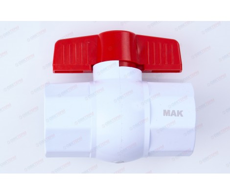 Кран шаровый пластиковый 1 1/2