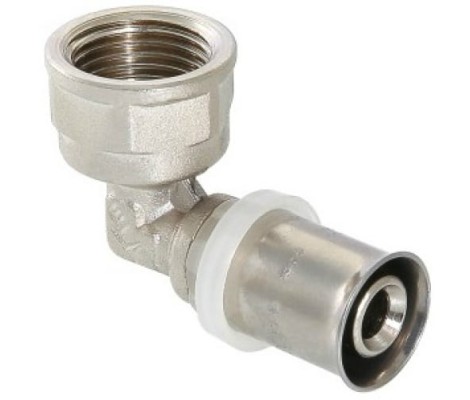 Угольник пресс с переходом на внутреннюю резьбу 26*1