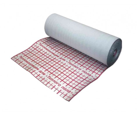 Энергоизол ПЛР 5*120*5   (фольгоизол с разметкой) погонный метр (Бухта 5 метров) 