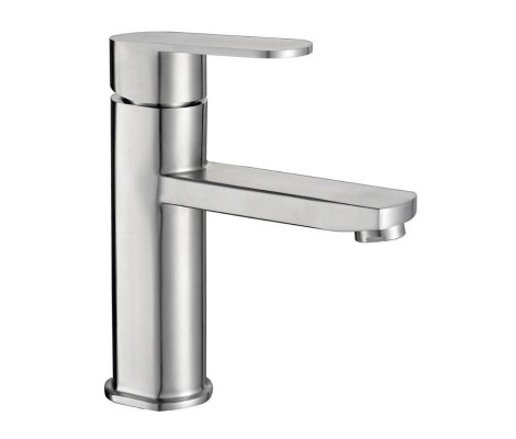 Смеситель для умывальника LEB-001 нержавеющая сталь Zerix