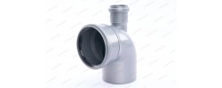 Отвод канализационный 110/50/90° вверх Flextron