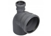 Отвод канализационный 110/50/90° вверх Flextron
