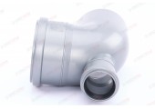 Отвод канализационный 110/50/90° вверх Flextron