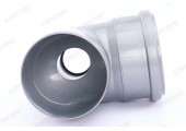 Отвод канализационный 110/50/90° вверх Flextron