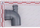Отвод канализационный 110/50/90° вверх Flextron