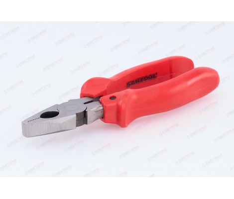 Пассатижи 180 мм красная ручка Santool