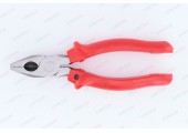 Пассатижи 180 мм красная ручка Santool