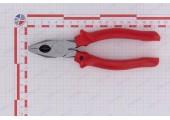Пассатижи 180 мм красная ручка Santool